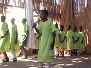 Dancers in uniforms