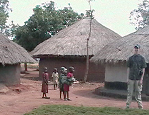 Refugee camp in northern Uganda